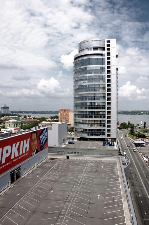 Skytech Most City Hotel 19 Floor Panoramic View Dnipro Dış mekan fotoğraf